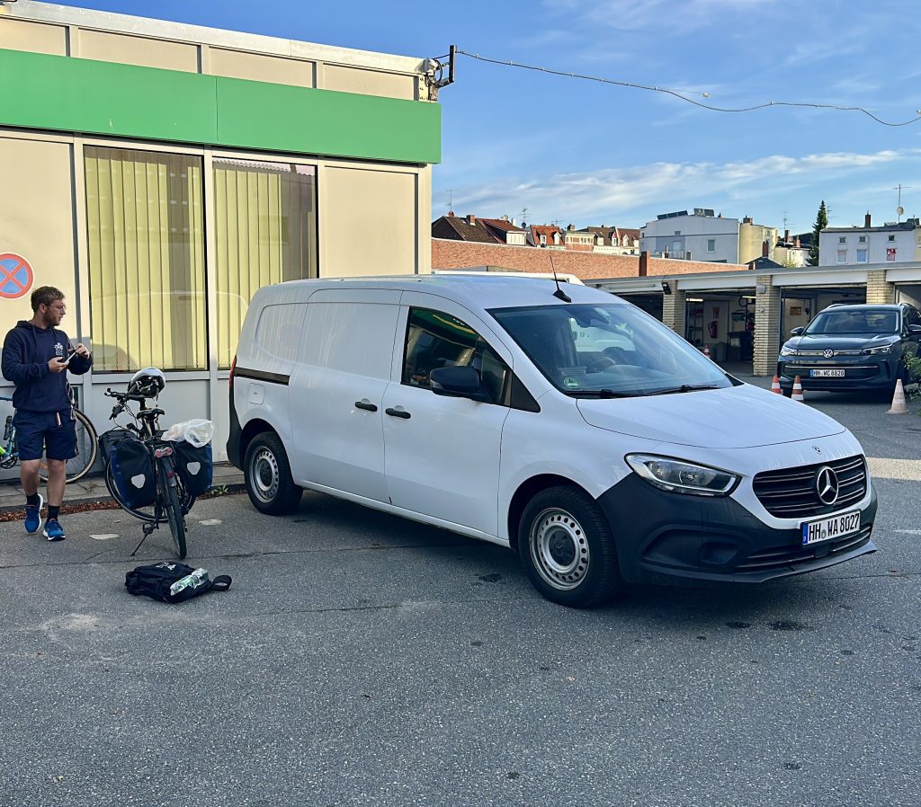 Autovermietung Europcar Lübeck an der Lohmühle Mercedes Citan