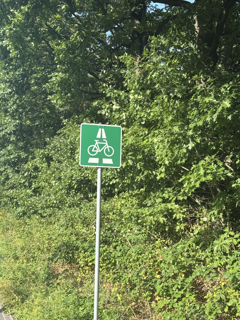Fahrrad Autobahn bei Frankfurt