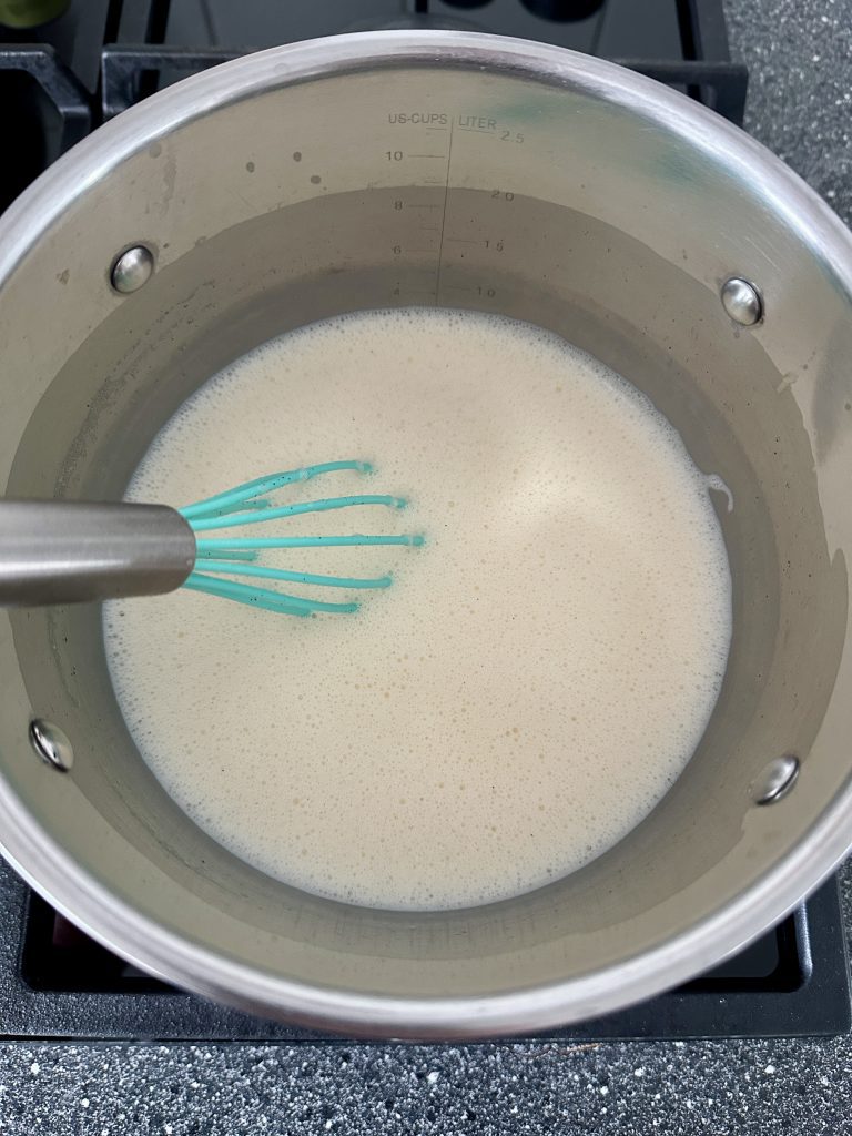 Grundmasse für das Mannerschnitten-Eis mit der KitchenAid Speiseeisbereiter