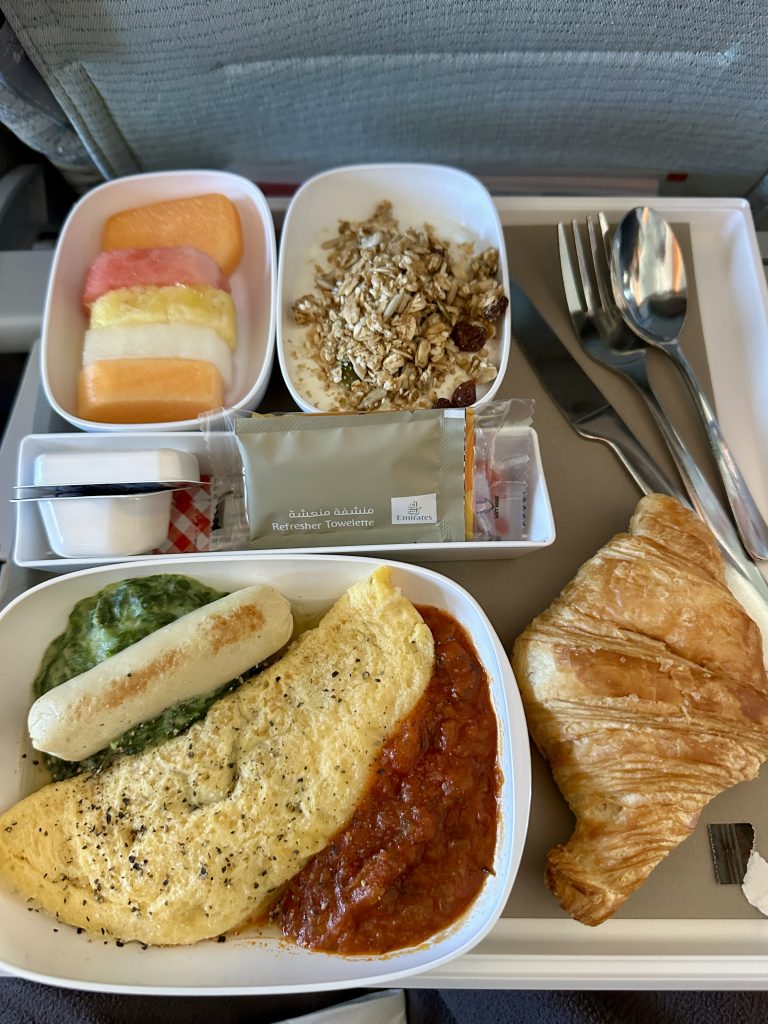 Oktoberfest Essen im Flugzeug