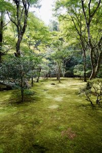 Ginkaku-ji – der Silberne Pavillon in Kyoto, umgeben von einem wunderschönen japanischen Garten