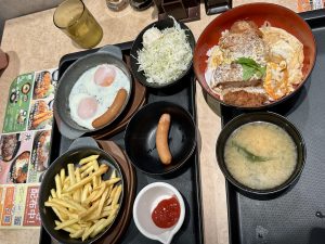 Unser Abendessen und die Würstchen für Alina