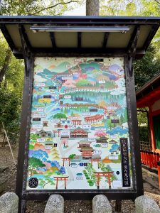 Karte/ Übersicht Fushimi Inari