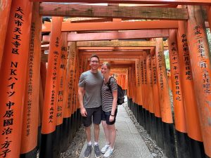 Alina und ich / Besuch des Fushimi Inari-Taisha